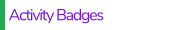 Activity Badges