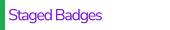 Staged Badges