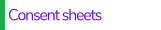 Consent sheets